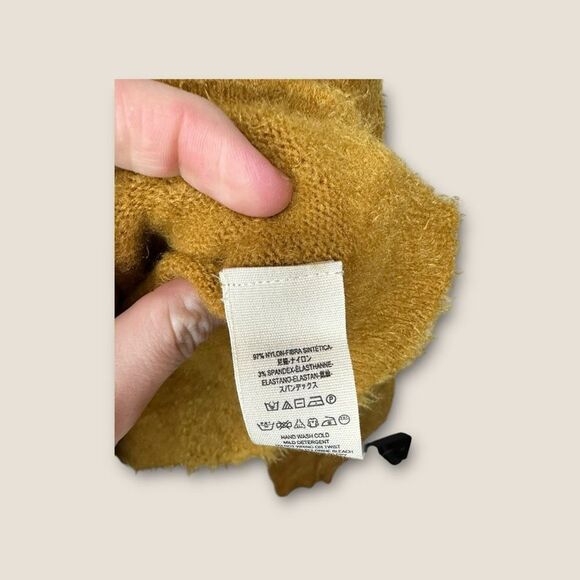 Free People Princess V Neck Sweater Gold Size XS NWOT - Picture 7 of 7